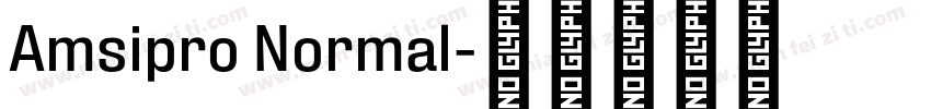 Amsipro Normal字体转换
